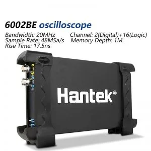 Osciloscopio digital portátil hantek 6022BE